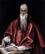 GRECO, El, St Jerome as a Scholar